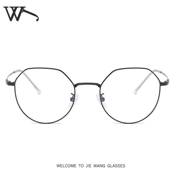 fashion sunglasses frames retro literary metal polygon frame study plain glass clear transparent optical glasses eyewear eyeglasses, Black
fashion sunglasses frames retro literary metal polygon frame study plain glass clear transparent optical glasses eyewear eyeglasses, Black