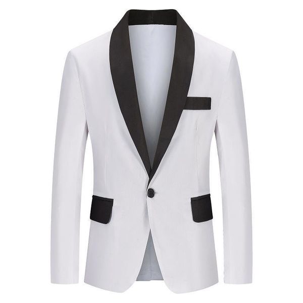 men's suits & blazers 2021 autumn plus size casual suit simple solid color all-match street style single row one button men jacket, White;black
men's suits & blazers 2021 autumn plus size casual suit simple solid color all-match street style single row one button men jacket, White;black
