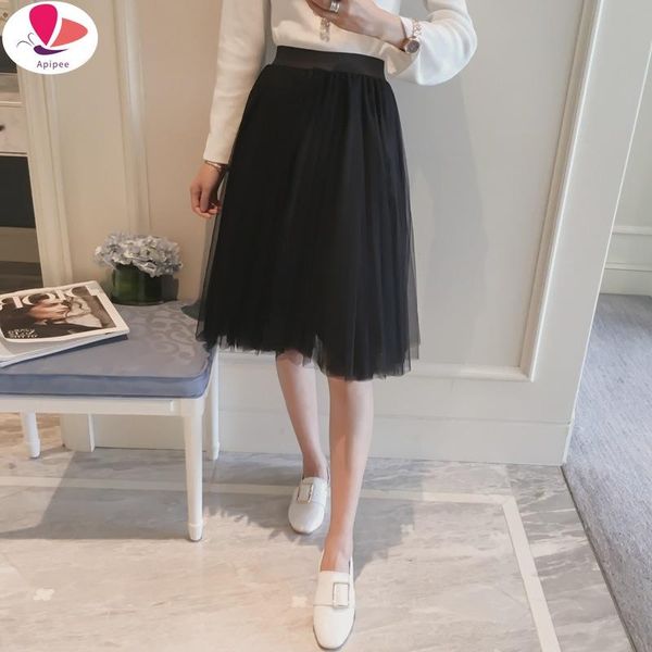 skirts 2021 summer style womens black gray white tutu tulle elastic high waist pleated midi skirt
skirts 2021 summer style womens black gray white tutu tulle elastic high waist pleated midi skirt