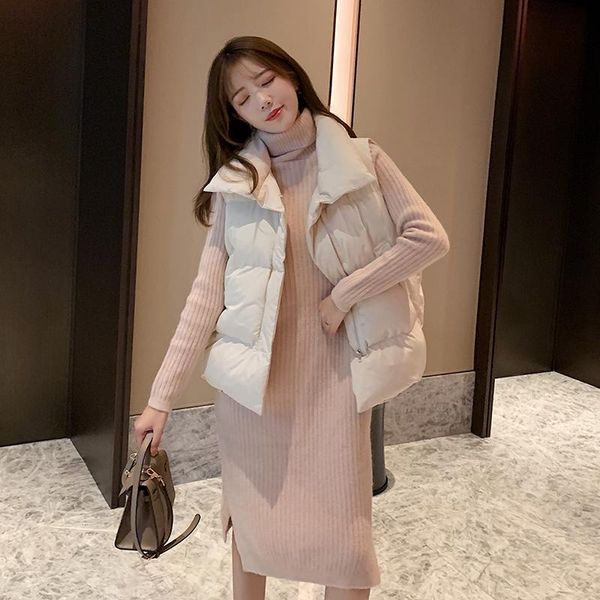 women's vests shooting of korean version commuter large lapel loose bread suit solid color vest in autumn and winter 2021, Black;white
women's vests shooting of korean version commuter large lapel loose bread suit solid color vest in autumn and winter 2021, Black;white