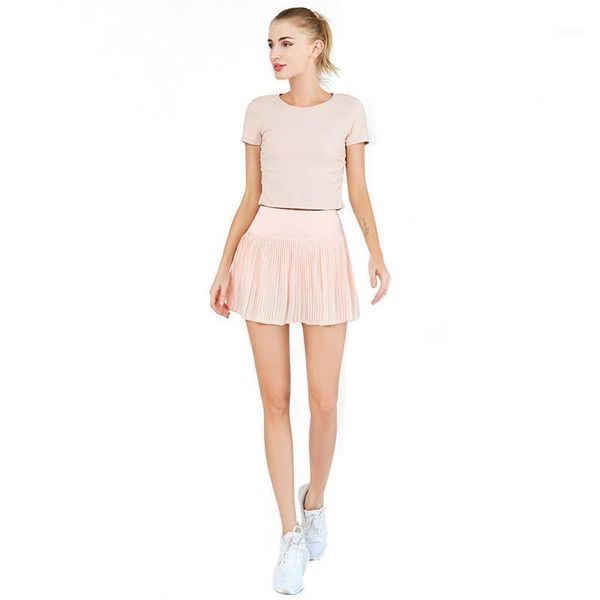 yoga outfit dance set women sports fitness 2 in 1 hakama & skin-friendly quick-drying slim short-sleeve t-shirt 2-piece running suit
yoga outfit dance set women sports fitness 2 in 1 hakama & skin-friendly quick-drying slim short-sleeve t-shirt 2-piece running suit