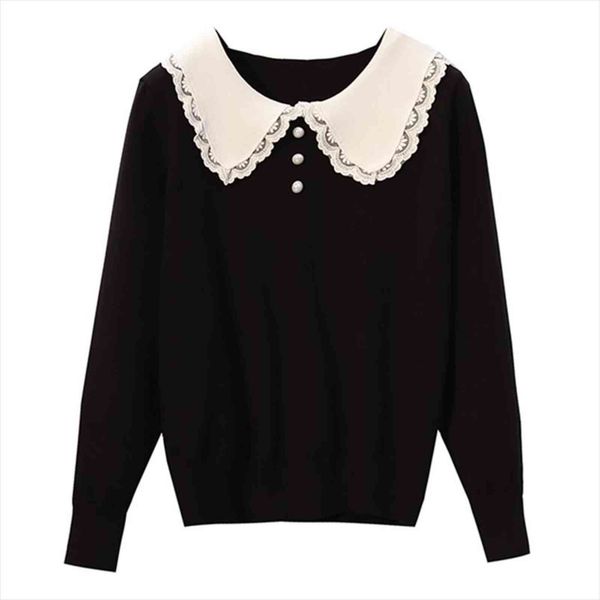 pink black cute sweet loose womens sweater knitted oversized plus large size female pullover woman blouses winter sweaters a6463, White;black
pink black cute sweet loose womens sweater knitted oversized plus large size female pullover woman blouses winter sweaters a6463, White;black