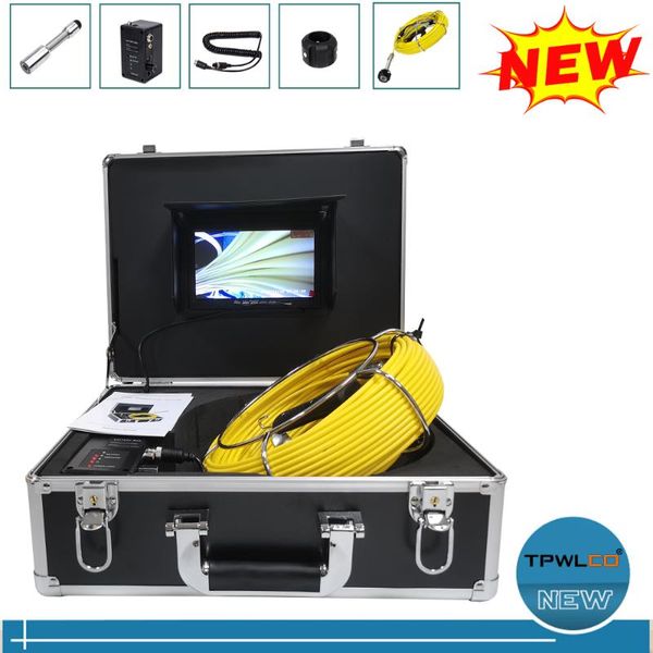 sewer pipe inspection camera dvr video recording 23mm hd 720p camera 20m /30m/40m/50m 7inch screen drain endoscope
sewer pipe inspection camera dvr video recording 23mm hd 720p camera 20m /30m/40m/50m 7inch screen drain endoscope
