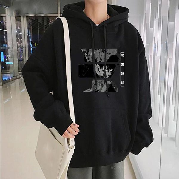 men's hoodies & sweatshirts harajuku fashion anime jujutsu kaisen manga funny cartoon nobara kugisaki streetwear for women/men, Black
men's hoodies & sweatshirts harajuku fashion anime jujutsu kaisen manga funny cartoon nobara kugisaki streetwear for women/men, Black