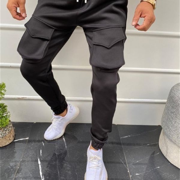 men's schoolbag pocket fitns band mouth small foot patch bag slim fit sports pants men's, Gray
men's schoolbag pocket fitns band mouth small foot patch bag slim fit sports pants men's, Gray