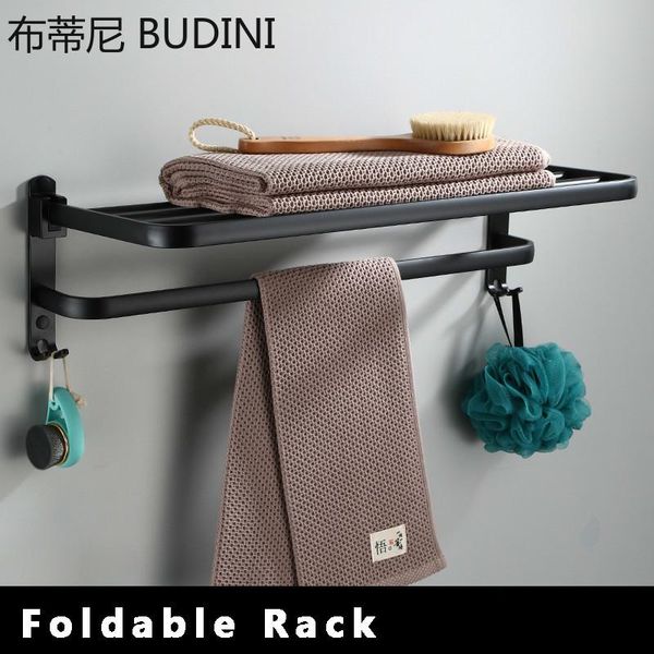 towel racks matte black bathroom rack foldable rail aluminum movable bath holder folding shelves room storage shelf
towel racks matte black bathroom rack foldable rail aluminum movable bath holder folding shelves room storage shelf