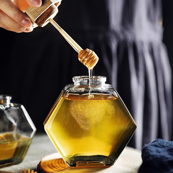 storage bottles & jars six angle honey jar high grade flat square glass bottle sealed wooden lid stirring stick spot transparent
storage bottles & jars six angle honey jar high grade flat square glass bottle sealed wooden lid stirring stick spot transparent