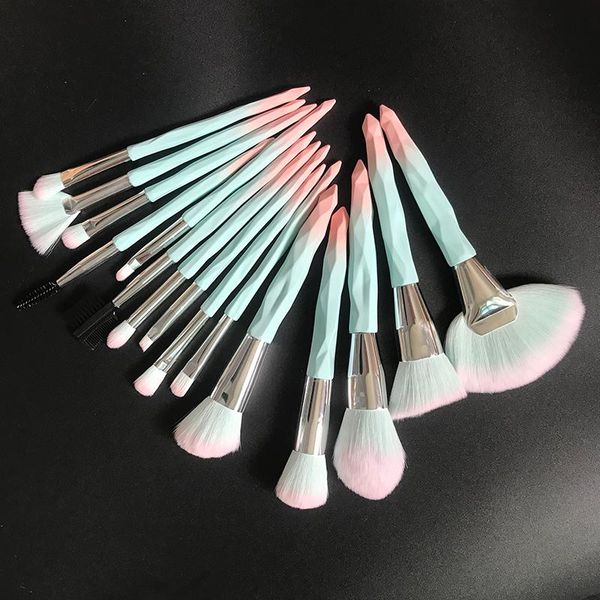 makeup brushes 15pcs rainbow pink blue brush set diamond brochas maquillaje fan pincel de maquiagem for beauty
makeup brushes 15pcs rainbow pink blue brush set diamond brochas maquillaje fan pincel de maquiagem for beauty