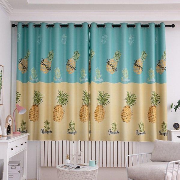 nordic exquisite fresh wind pineapple print cedar curtain shading decoration 100x200cm length and width perforation 1 piece hk
nordic exquisite fresh wind pineapple print cedar curtain shading decoration 100x200cm length and width perforation 1 piece hk