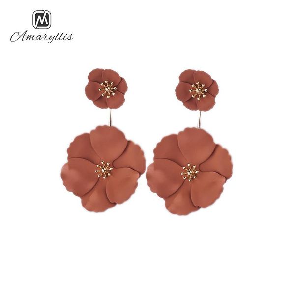 stud amaiyllis 2021 wedding multi color flower earrings for women wear spray petals post bohemia statement earring, Golden;silver
stud amaiyllis 2021 wedding multi color flower earrings for women wear spray petals post bohemia statement earring, Golden;silver