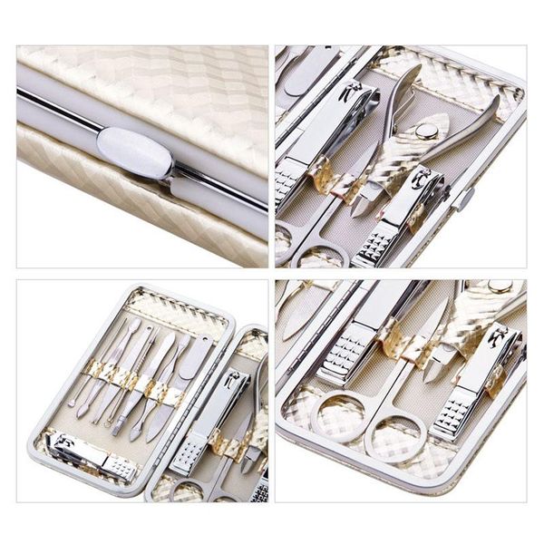 nail art kits wholesale 12pcs/set manicure pedicure set clipper scissors tweezers tool with case for m3
nail art kits wholesale 12pcs/set manicure pedicure set clipper scissors tweezers tool with case for m3