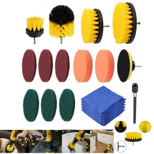 car sponge 19pcs drill brush attachments set electric scrub pads grout power drills all purpose scrubber cleaning tools
car sponge 19pcs drill brush attachments set electric scrub pads grout power drills all purpose scrubber cleaning tools