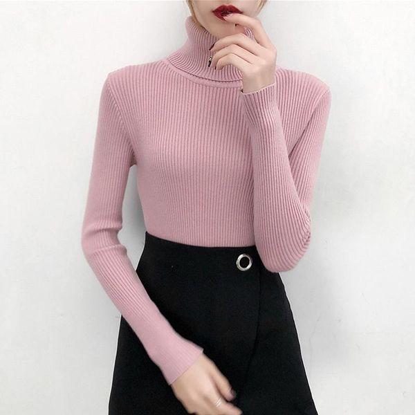 women's sweaters autumn winter women turtleneck sweater long sleeve female knitted jumper slim office lady style outwear for, White;black
women's sweaters autumn winter women turtleneck sweater long sleeve female knitted jumper slim office lady style outwear for, White;black