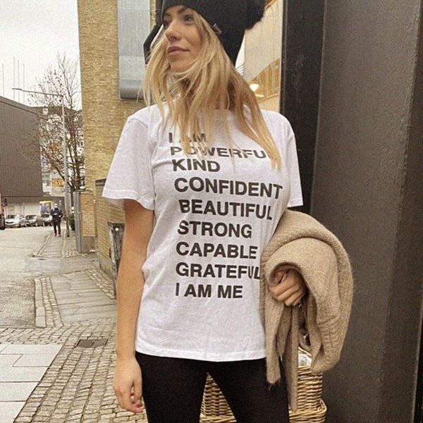 women's t-shirt hahayule-jbh vintage letter print tee shirt women cotton soft elegant round collar loose casual t femme 2021 streetwear, White
women's t-shirt hahayule-jbh vintage letter print tee shirt women cotton soft elegant round collar loose casual t femme 2021 streetwear, White