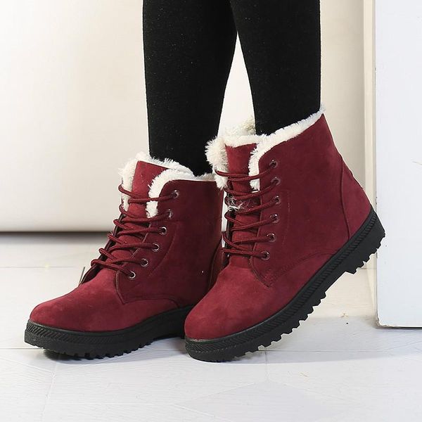 boots women ankle flats shoes woman autumn winter snow warm plus size lace up shoe chaussures femme zapatos mujer sapato d2255, Black
boots women ankle flats shoes woman autumn winter snow warm plus size lace up shoe chaussures femme zapatos mujer sapato d2255, Black