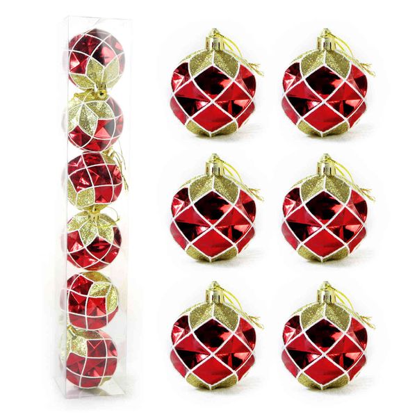 barrel painted christmas ball set 6cm6pcs plastic plated round ball decorative pendant
barrel painted christmas ball set 6cm6pcs plastic plated round ball decorative pendant