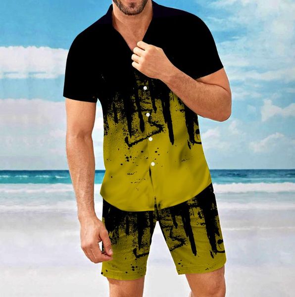 men's casual shirts summer sports suit 3d ink printing fashion polyester short-sleeved sweatshirt t-shirt + pants, White;black
men's casual shirts summer sports suit 3d ink printing fashion polyester short-sleeved sweatshirt t-shirt + pants, White;black