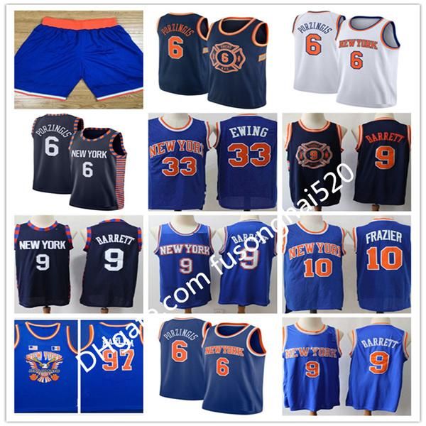 2021 men rj r.j. barrett 9 6 porzingis kevin knox 20 vintage patrick ewing 33 walt frazier 10 basketball jerseys city blue white shorts, Black;red
2021 men rj r.j. barrett 9 6 porzingis kevin knox 20 vintage patrick ewing 33 walt frazier 10 basketball jerseys city blue white shorts, Black;red