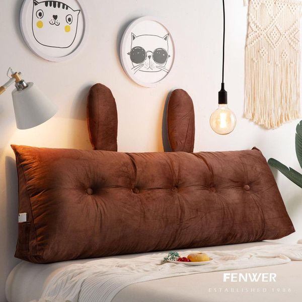 pillow fenwer plush ear shape triangle cushion cute big back for relieve neck pressure
pillow fenwer plush ear shape triangle cushion cute big back for relieve neck pressure