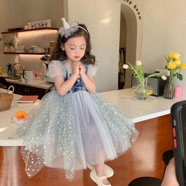 girl's dresses girl fairy princess dress 2021 summer children wear mesh star sequins birthday mini for 90cm-140cm, Red;yellow
girl's dresses girl fairy princess dress 2021 summer children wear mesh star sequins birthday mini for 90cm-140cm, Red;yellow