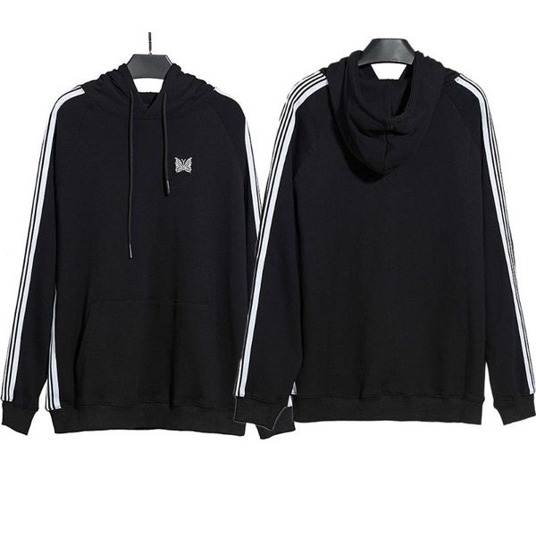 men's hoodies & sweatshirts 2021 needles classic sports black hoodie men women 1:1 butterfly embroidery white ribbon hooded str
men's hoodies & sweatshirts 2021 needles classic sports black hoodie men women 1:1 butterfly embroidery white ribbon hooded str