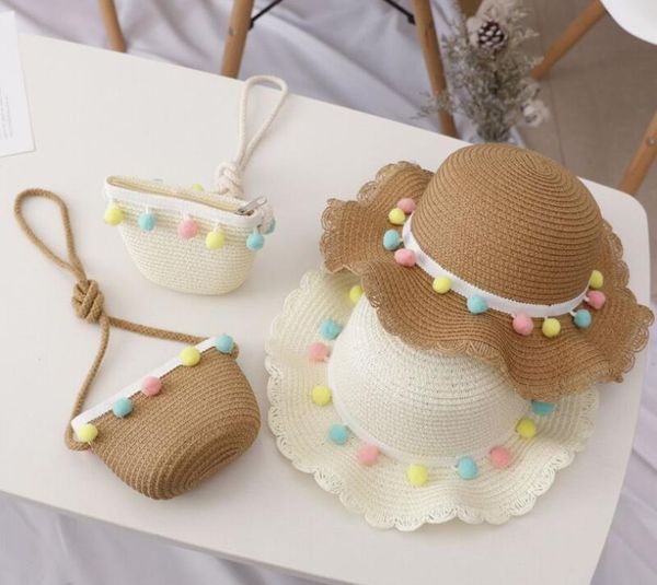 caps & hats children's hat small color ball sunscreen parent-child beach girl's big brim sunshade sun baby straw bag, Yellow
caps & hats children's hat small color ball sunscreen parent-child beach girl's big brim sunshade sun baby straw bag, Yellow