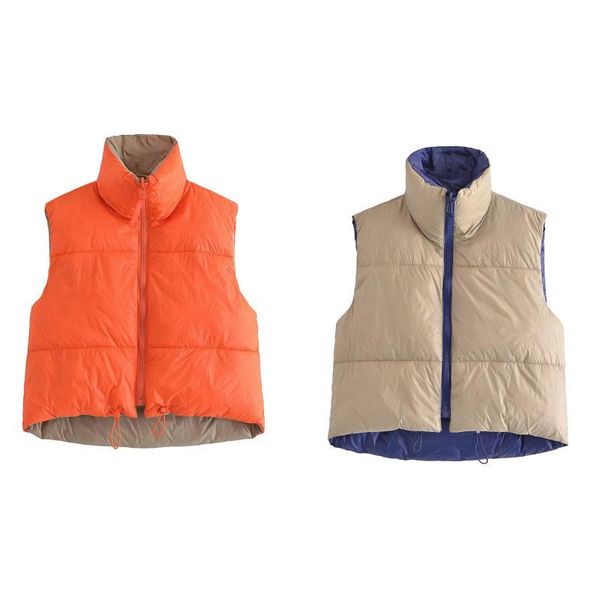 women's vests woman elegant loose double wear down 2021 autumn female high street warm vest ladies solid zipper sleeveless outwear, Black;white
women's vests woman elegant loose double wear down 2021 autumn female high street warm vest ladies solid zipper sleeveless outwear, Black;white