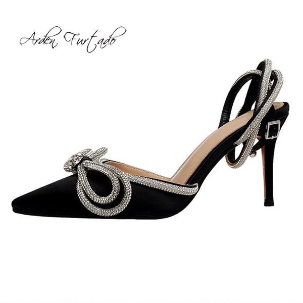 sandals arden furtado 2021 summer fashion women's shoes mature bowknot butterfly stilettos heels pointed toe 40 41, Black
sandals arden furtado 2021 summer fashion women's shoes mature bowknot butterfly stilettos heels pointed toe 40 41, Black