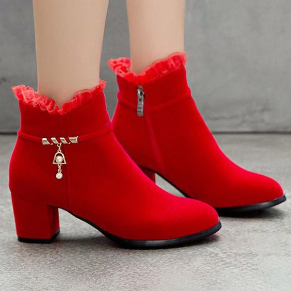 boots crystal decorative women nice autumn winter fashion pointed toe thick heel zipper casual shoes waterproof platform booties, Black
boots crystal decorative women nice autumn winter fashion pointed toe thick heel zipper casual shoes waterproof platform booties, Black