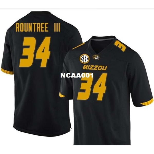 2019 new 001 missouri tigers larry rountree iii #34 real full embroidery college jersey size s-4xl or custom any name or number jersey, Black
2019 new 001 missouri tigers larry rountree iii #34 real full embroidery college jersey size s-4xl or custom any name or number jersey, Black