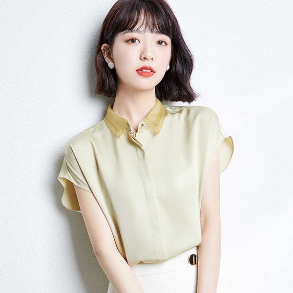 blouses for women summer short sleeve casual satin blouse female work wear pink office lady shirts plus size xxl 210531, White
blouses for women summer short sleeve casual satin blouse female work wear pink office lady shirts plus size xxl 210531, White