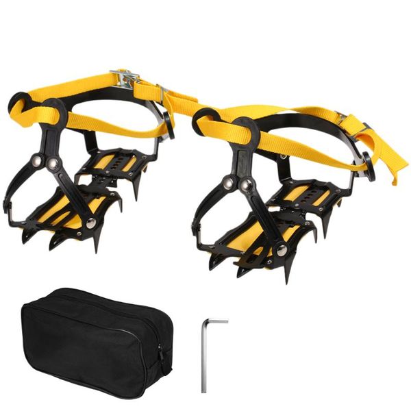 cords, slings and webbing 10 spikes crampons stainless steel with strap skidproof ice snow grips
cords, slings and webbing 10 spikes crampons stainless steel with strap skidproof ice snow grips