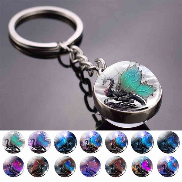 2021 new keychains fantasy style dragon art picture glass ball key chain keyrings pendant keyholder jewellery wholesale dropshippi, Silver
2021 new keychains fantasy style dragon art picture glass ball key chain keyrings pendant keyholder jewellery wholesale dropshippi, Silver