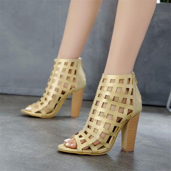 pxelena rome women gladiator sandals cut out block chunky high heels summer ankle boots peep toe party office lady shoes silver, Black
pxelena rome women gladiator sandals cut out block chunky high heels summer ankle boots peep toe party office lady shoes silver, Black