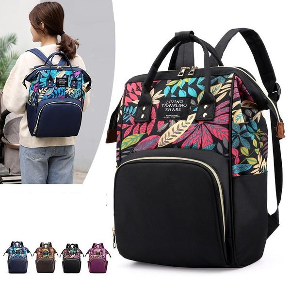 diaper bags simple leaf print nylon mommy bag for nappy portable travel backpack maternity nursing with zipper baby bron
diaper bags simple leaf print nylon mommy bag for nappy portable travel backpack maternity nursing with zipper baby bron