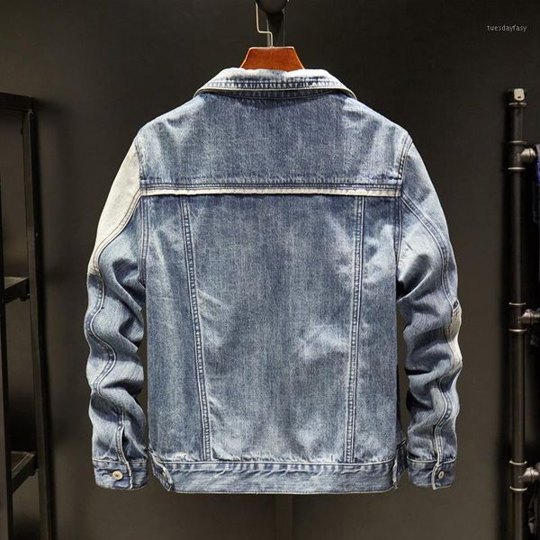 men's jackets pevsn mens denim jacket fashion trendy ripped slim coats jeans bomber windbreaker cowboy clothing 3xl1, Black;brown
men's jackets pevsn mens denim jacket fashion trendy ripped slim coats jeans bomber windbreaker cowboy clothing 3xl1, Black;brown