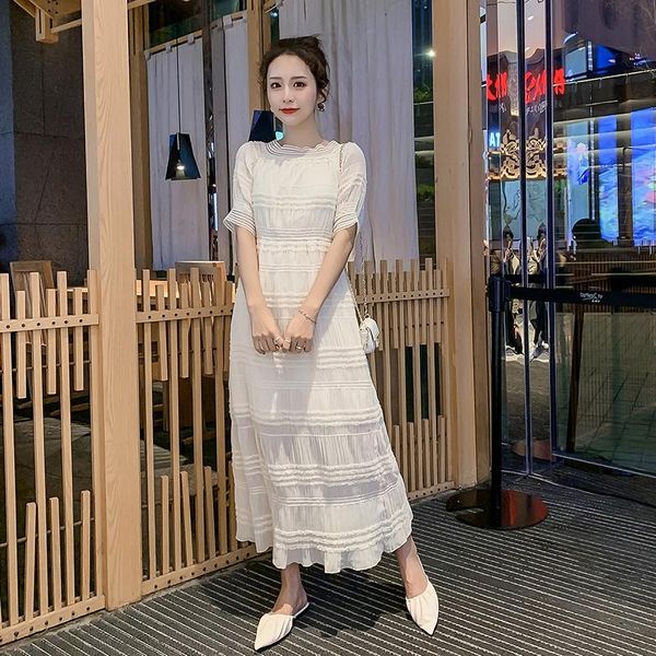maternity dresses dress summer short sleeve o-neck pleated lace cotton clothes pregnant women fashion party sweet wedding, White
maternity dresses dress summer short sleeve o-neck pleated lace cotton clothes pregnant women fashion party sweet wedding, White