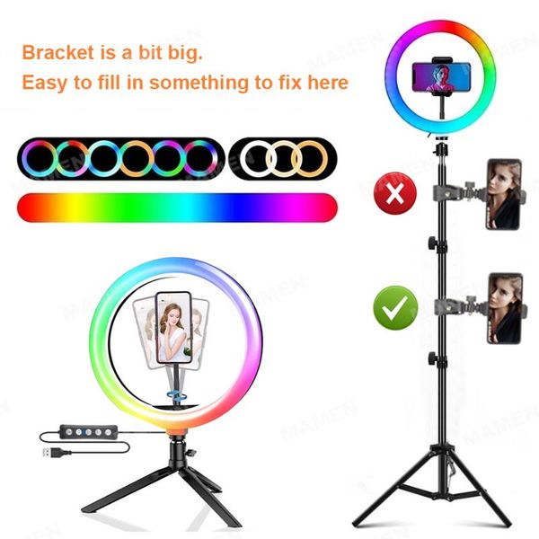 mamen 10 inch rgb ring light tripod led ring light selfie with stand rgb 18 colors video for youtube tik tok
mamen 10 inch rgb ring light tripod led ring light selfie with stand rgb 18 colors video for youtube tik tok
