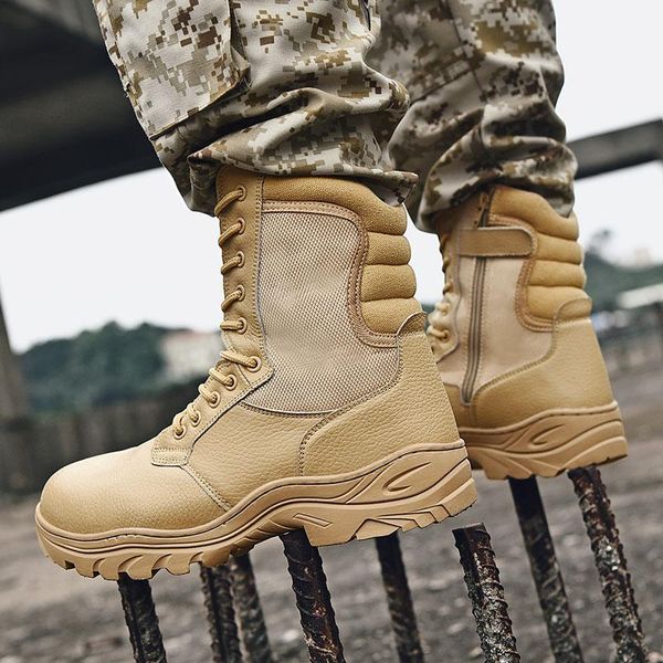 boots 2021 men's military boot genuine leather combat outdoor male work safety shoes non-slip desert tactical, Black
boots 2021 men's military boot genuine leather combat outdoor male work safety shoes non-slip desert tactical, Black