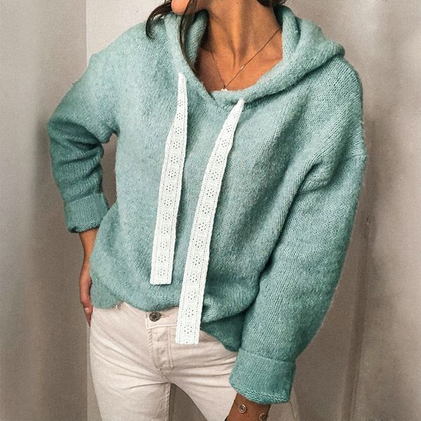 women's hoodies & sweatshirts autumn winter women solid lace drawstring hooded sweatshirt casual long sleeve knitted pullover lady kore, Black
women's hoodies & sweatshirts autumn winter women solid lace drawstring hooded sweatshirt casual long sleeve knitted pullover lady kore, Black