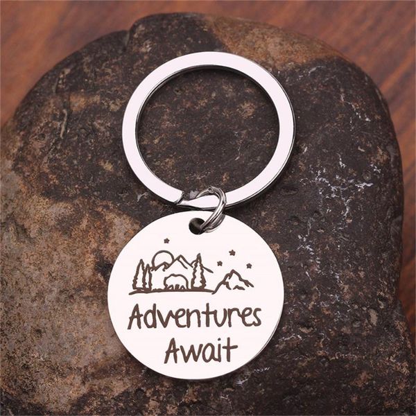 keychains arrivals "adventures await " keychain charm graduation gift inspirational jewelry compass necklace christmas, Silver
keychains arrivals "adventures await " keychain charm graduation gift inspirational jewelry compass necklace christmas, Silver