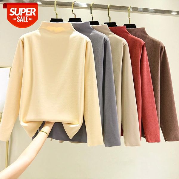 2020 autumn winter turtleneck t shirt tees women causal solid long sleeve tshirt new two sided velvet basic bottoming female #db9v, White
2020 autumn winter turtleneck t shirt tees women causal solid long sleeve tshirt new two sided velvet basic bottoming female #db9v, White