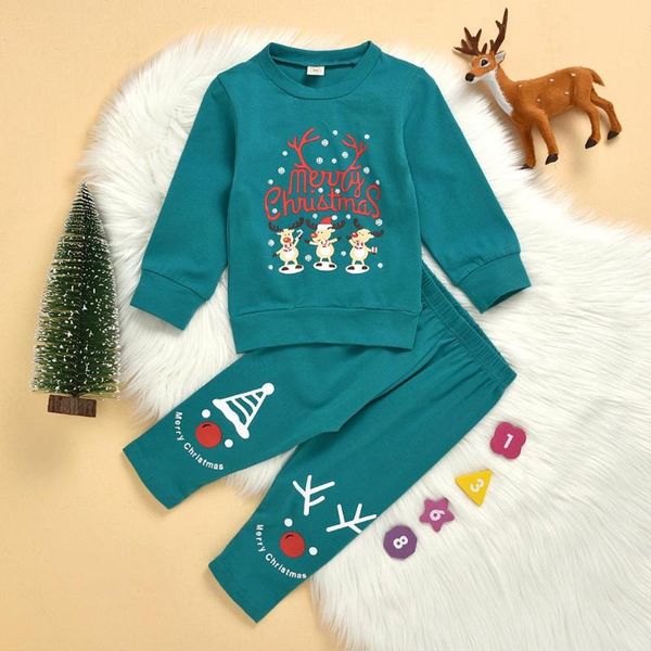 clothing sets 0-24m baby boys girls christmas sweatshirt cartoon elk pattern suit children cotton long-sleeved pullover elastic waist trouse, White
clothing sets 0-24m baby boys girls christmas sweatshirt cartoon elk pattern suit children cotton long-sleeved pullover elastic waist trouse, White