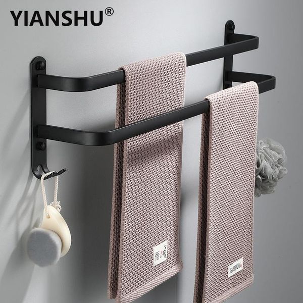 30-50cm bathroom towel rack matte black space aluminum towel holder 1-3 layers wall mounted hanger
30-50cm bathroom towel rack matte black space aluminum towel holder 1-3 layers wall mounted hanger