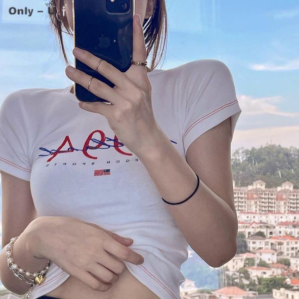 women's t-shirt white tee girl tshirt summer short tight fashion pure sweet spicy sleeve top
women's t-shirt white tee girl tshirt summer short tight fashion pure sweet spicy sleeve top