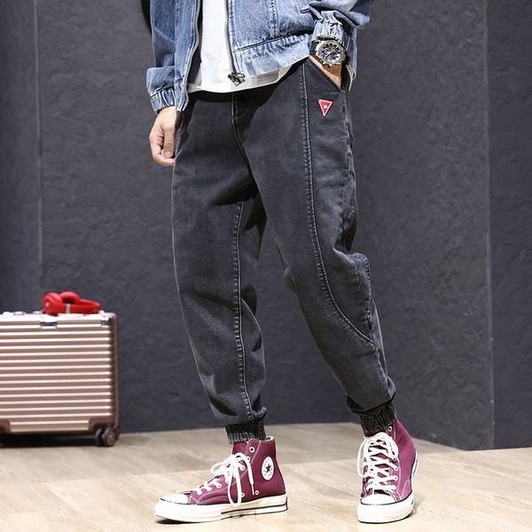 2021 new japanese vintage fashion loose fit spliced designer denim cargo hombre streetwear hip hop jeans men harem pants 8e3i, Blue
2021 new japanese vintage fashion loose fit spliced designer denim cargo hombre streetwear hip hop jeans men harem pants 8e3i, Blue