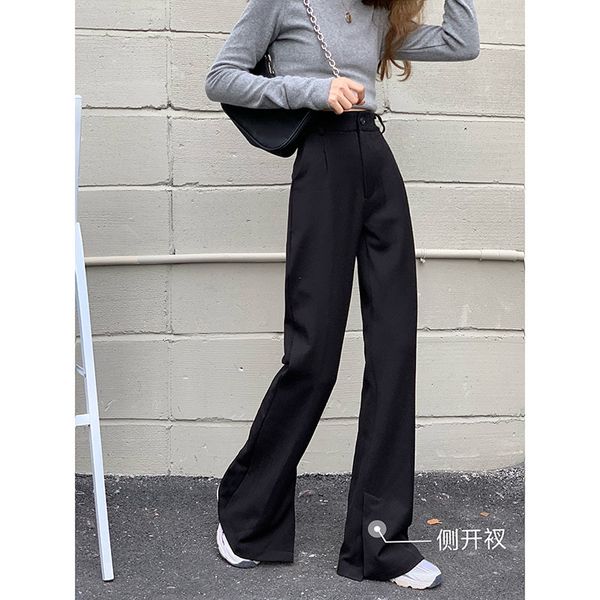 vintage autumn streetwear korean women's harajuku and-girl aesthetic emo female grunge flares black spring pants 2021 chic dv7a, Black;white
vintage autumn streetwear korean women's harajuku and-girl aesthetic emo female grunge flares black spring pants 2021 chic dv7a, Black;white