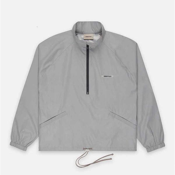 men's jackets arrived fog men women 1:1 high-quality windbreaker half zipper colorful ribbon essentials jacket zcx5 ermr, Black;brown
men's jackets arrived fog men women 1:1 high-quality windbreaker half zipper colorful ribbon essentials jacket zcx5 ermr, Black;brown
