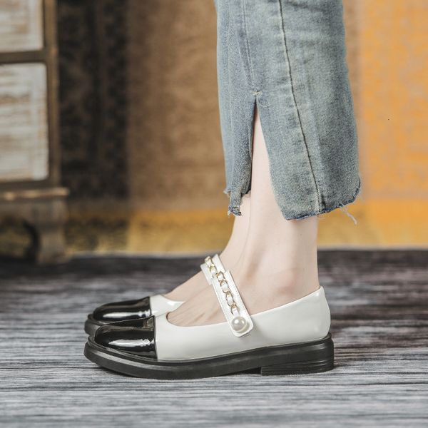 dress shoes mary jane single shoes women autumn net red jk style pearl flat heel soft sole 3gvh, Black
dress shoes mary jane single shoes women autumn net red jk style pearl flat heel soft sole 3gvh, Black