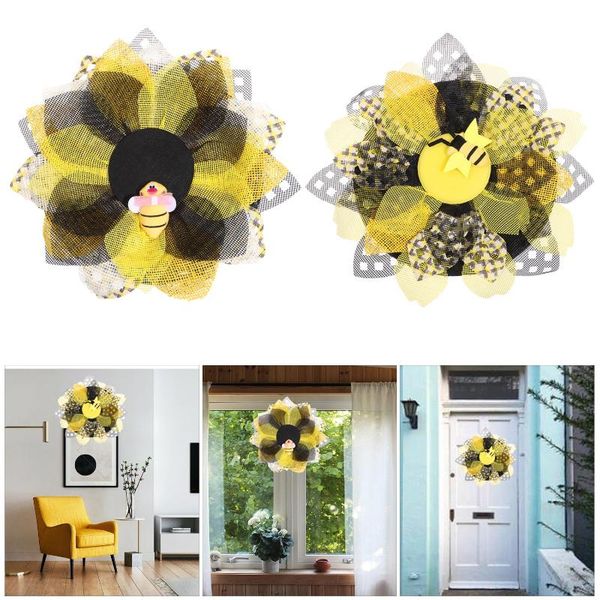 decorative flowers & wreaths artificial simulation leaf bee sunflower wreath, garland , outdoor wall window party decor
decorative flowers & wreaths artificial simulation leaf bee sunflower wreath, garland , outdoor wall window party decor